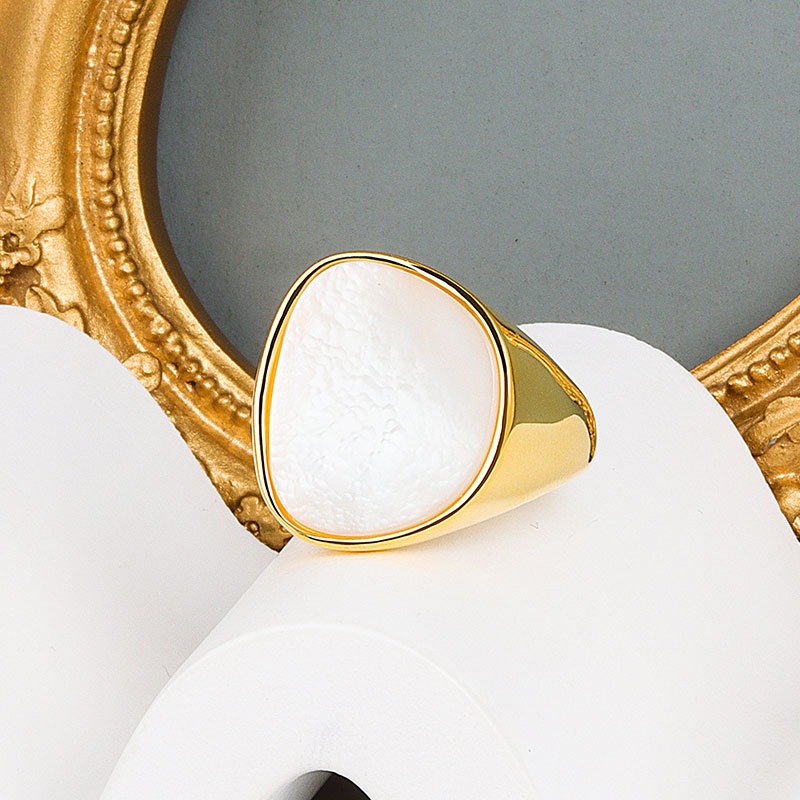 S925 sterling silver ring opening adjustable women's ring - Image 2