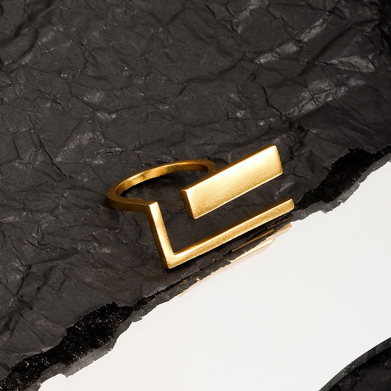 S925 sterling silver ring opening adjustable women's ring - Image 2