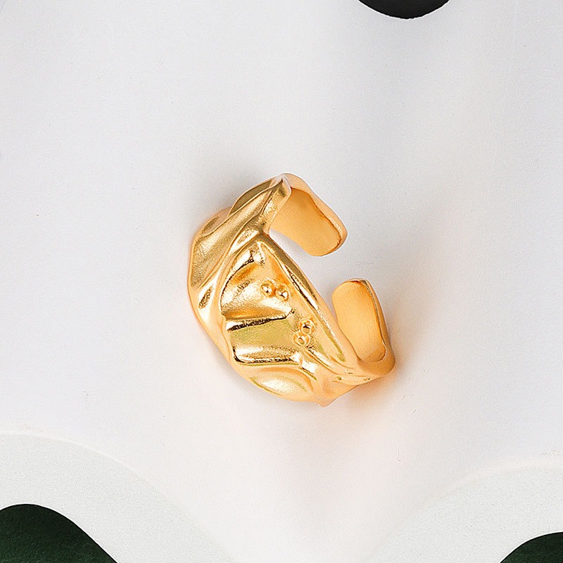 S925 sterling silver ring opening adjustable women's ring - Image 2