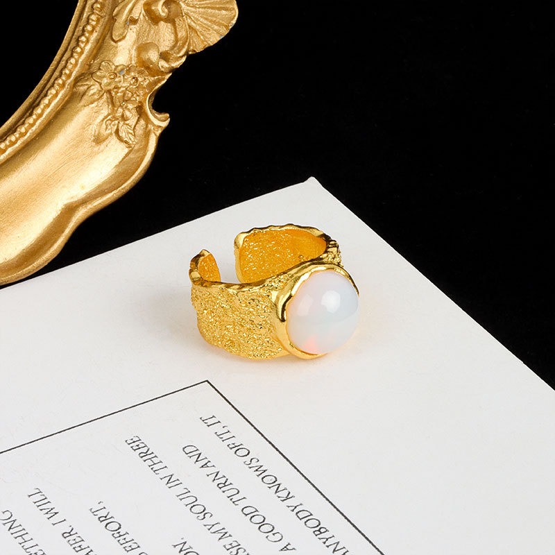 S925 sterling silver ring opening adjustable women's ring - Image 3