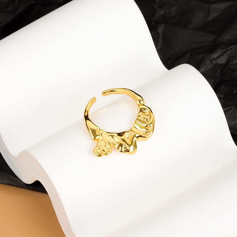 S925 sterling silver ring opening adjustable women's ring - Image 2