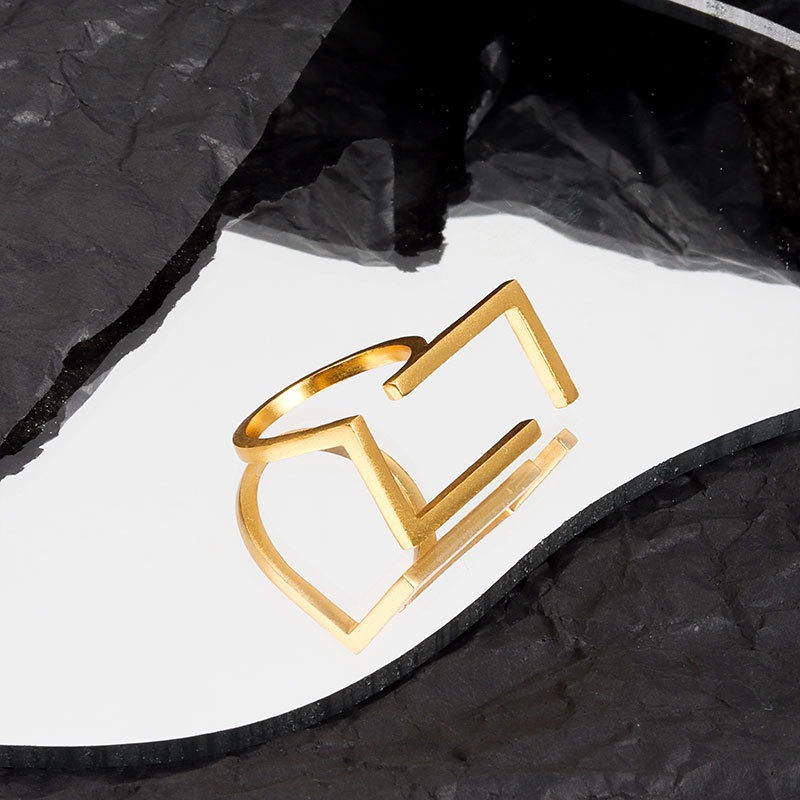 S925 sterling silver ring opening adjustable women's ring - Image 2