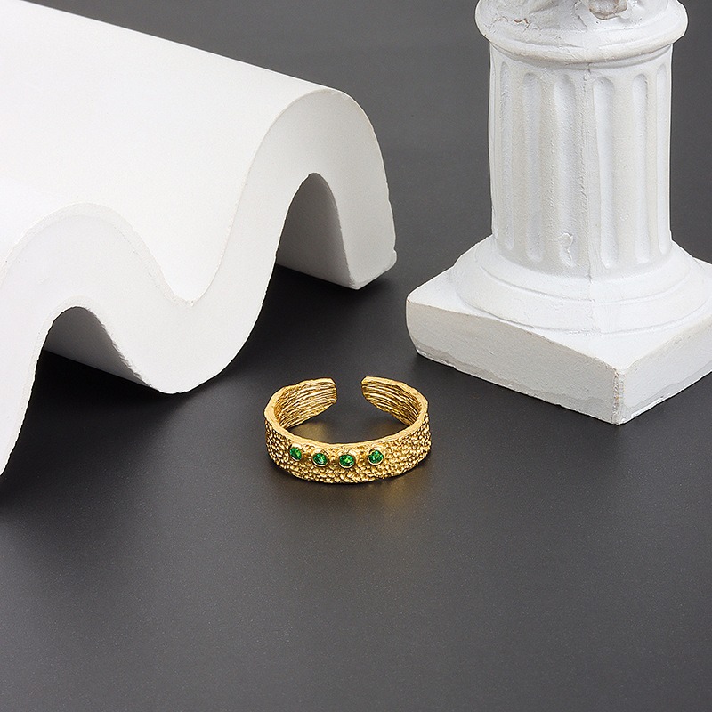 S925 sterling silver ring opening adjustable women's ring - Image 3