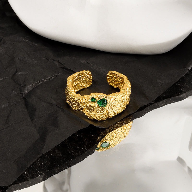 S925 sterling silver ring opening adjustable women's ring - Image 2