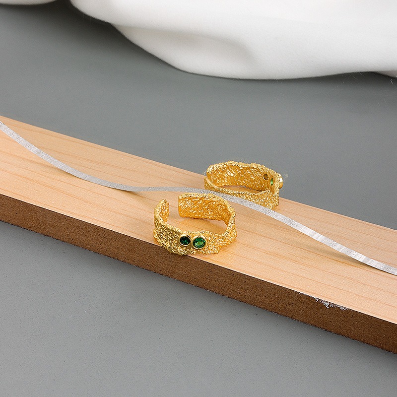 S925 sterling silver ring opening adjustable women's ring - Image 2