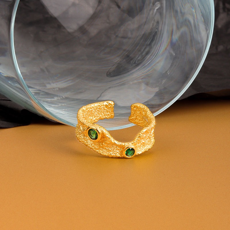 S925 sterling silver ring opening adjustable women's ring - Image 2