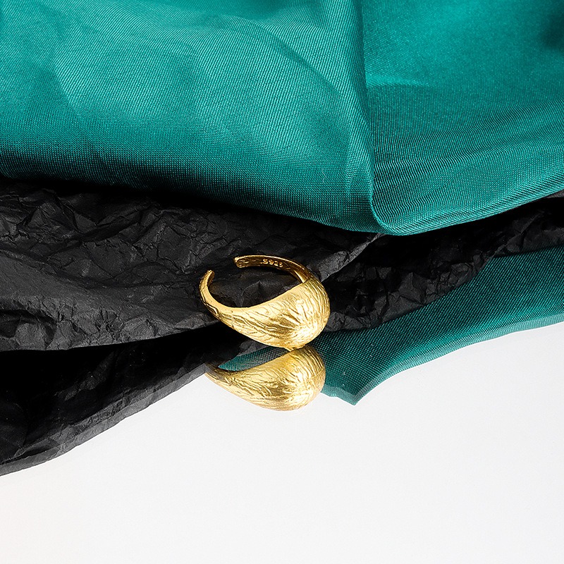 S925 sterling silver ring opening adjustable women's ring - Image 2