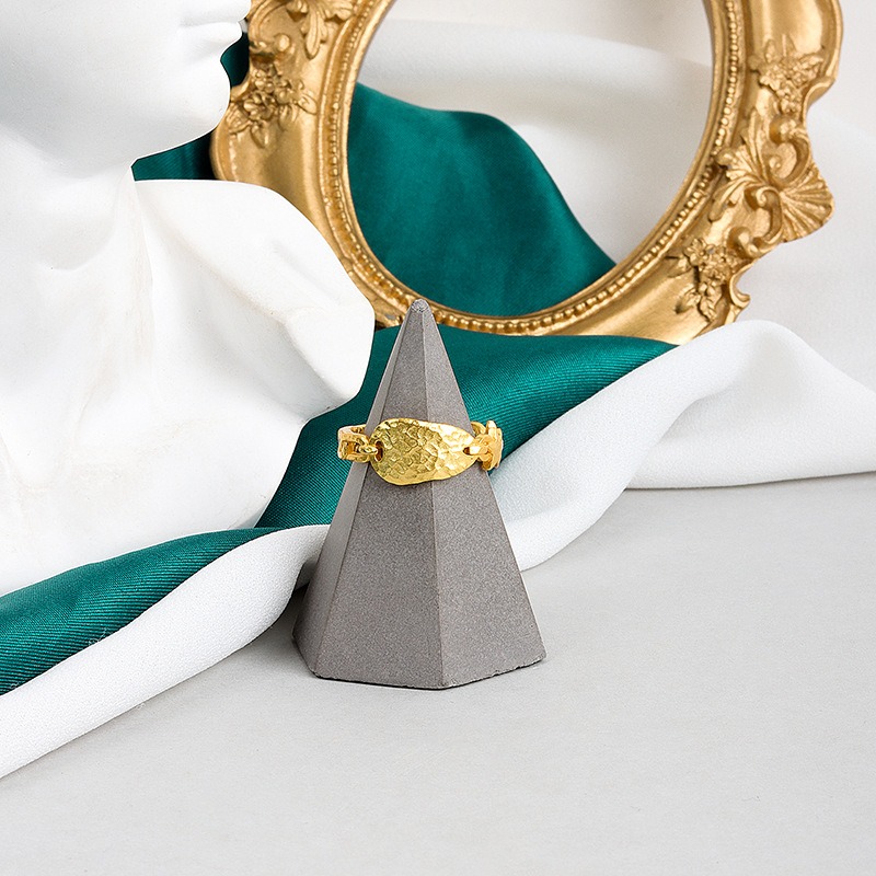 S925 sterling silver ring opening adjustable women's ring - Image 2