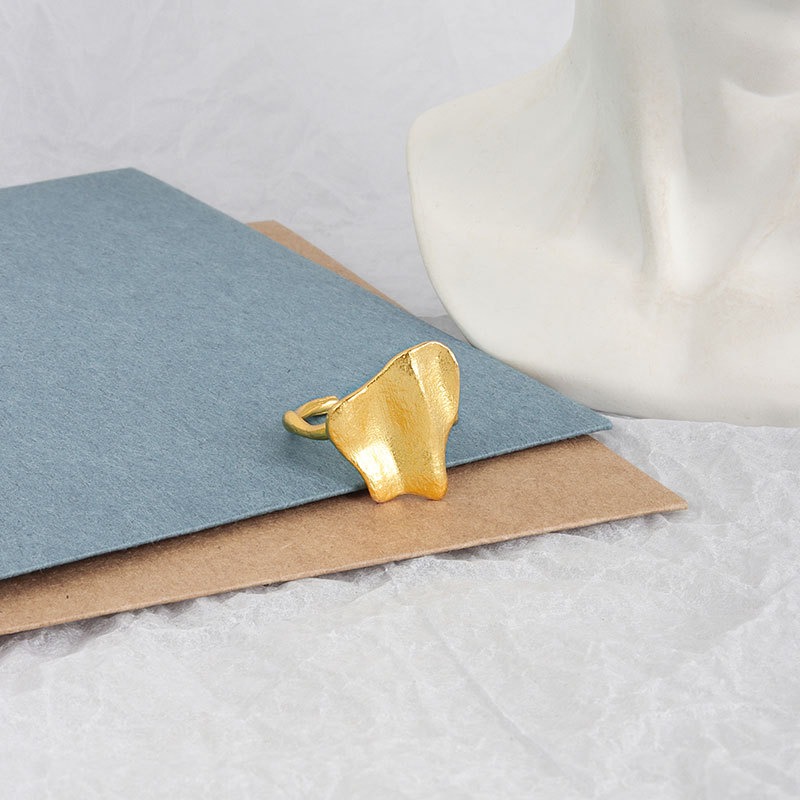 S925 sterling silver ring opening adjustable women's ring style - Image 2