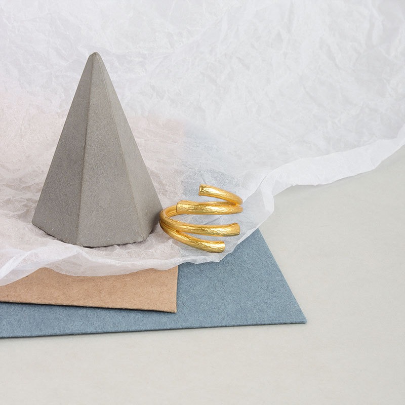 S925 sterling silver ring opening adjustable women's ring style - Image 2