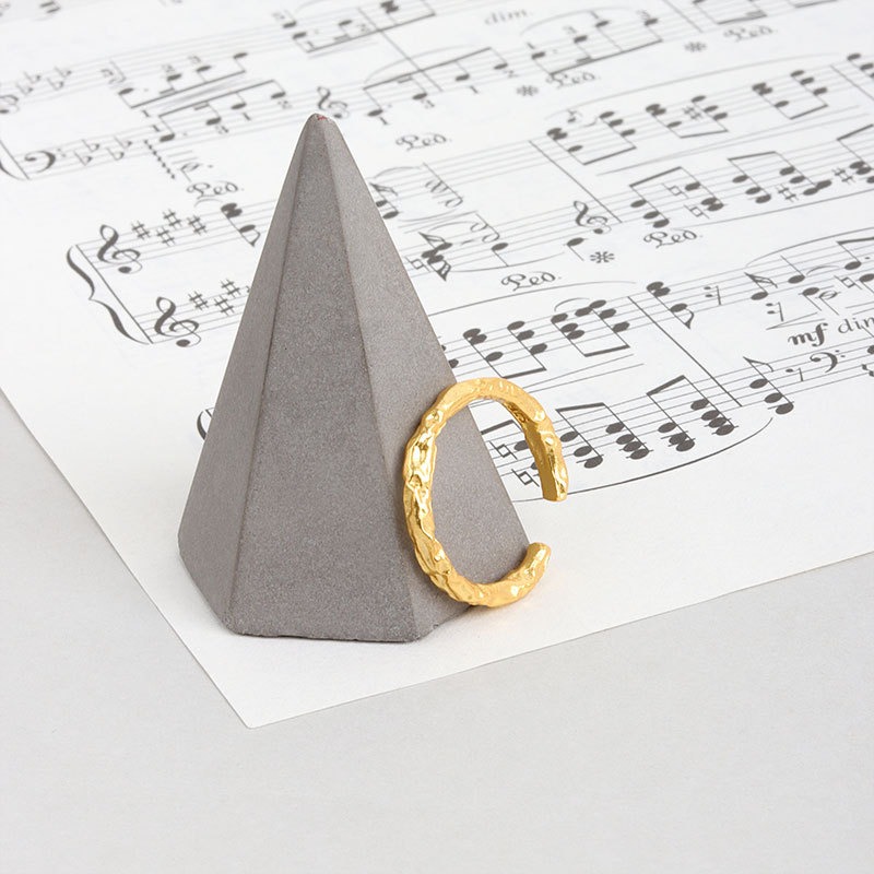 S925 sterling silver ring opening adjustable women's ring style - Image 2