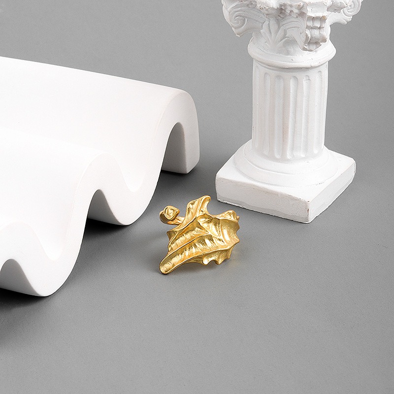 S925 sterling silver ring opening adjustable women's ring style - Image 2