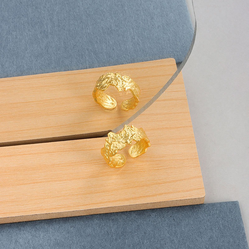 S925 sterling silver ring opening adjustable women's ring style - Image 2