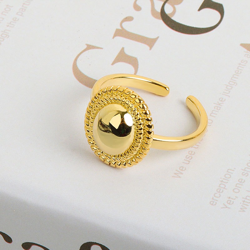 S925 sterling silver ring opening adjustable women's ring style - Image 2