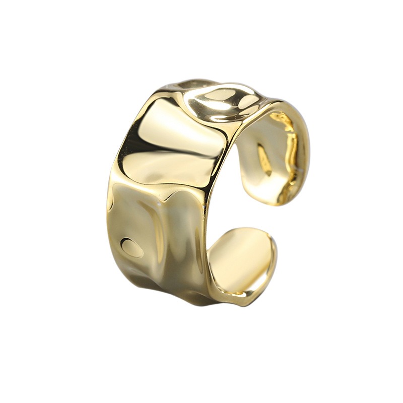 S925 sterling silver ring opening adjustable women's ring style