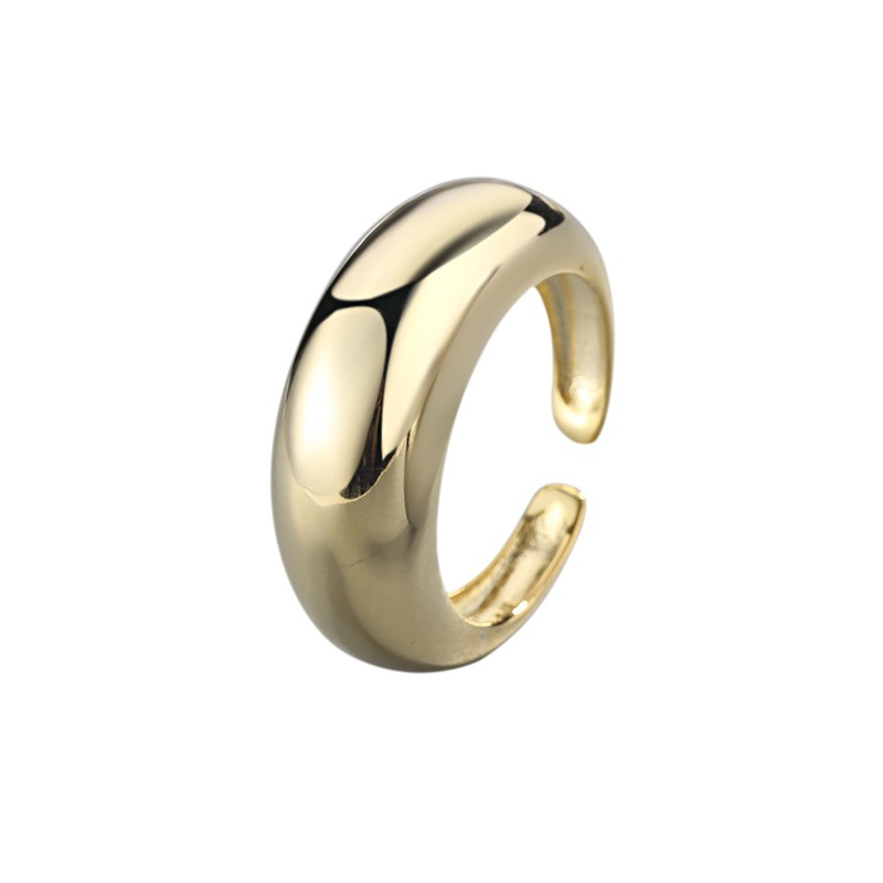 S925 sterling silver ring opening adjustable women's ring style