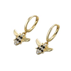S925 sterling silver stud earrings bee stud earrings