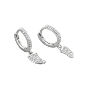 S925 sterling silver stud earrings zircon small pepper earrings