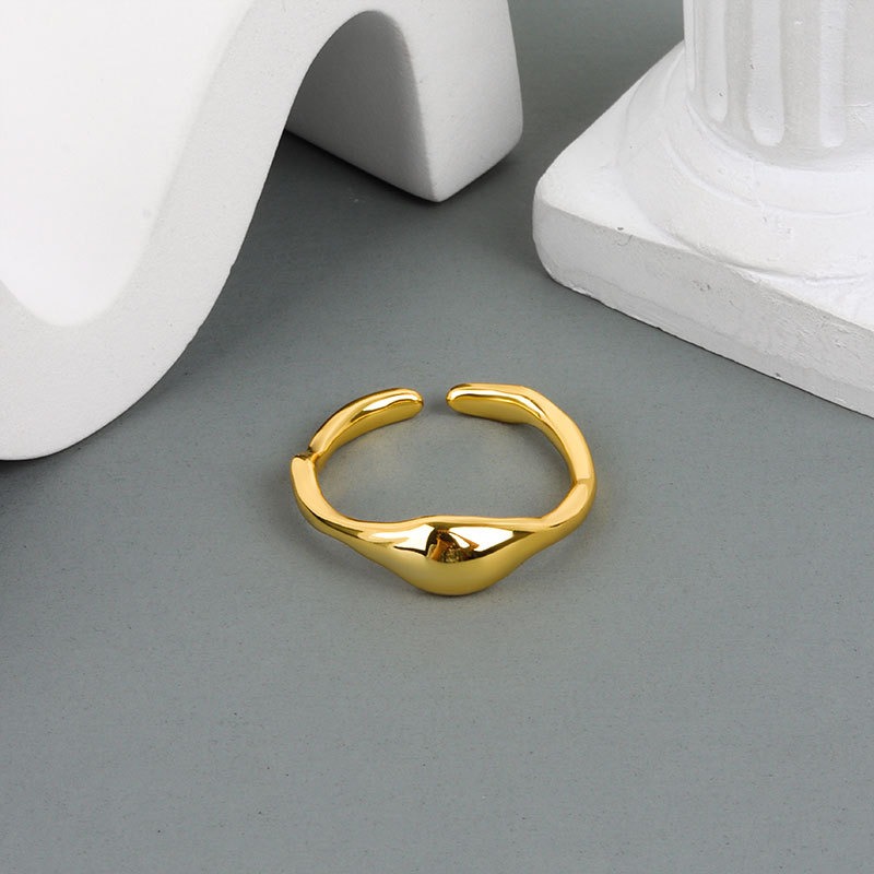 S925 sterling silver ring opening adjustable women's ring - Image 2