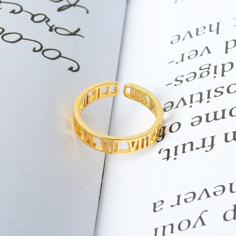 S925 sterling silver ring opening adjustable women's ring - Image 2