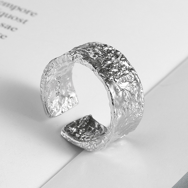 S925 sterling silver ring opening adjustable women's ring style - Image 3