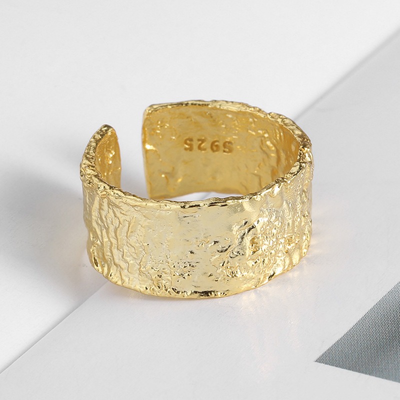 S925 sterling silver ring opening adjustable women's ring style - Image 2