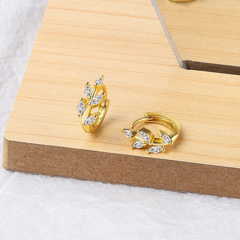 S925 sterling silver stud earrings - Image 2