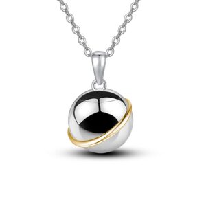 Urn Necklace ball Cremation Jewelry for Ashes Pendant Keepsake Memorial Necklace for Women Men