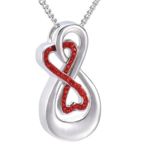 Cremation Jewelry Stainless Steel Urn Irregular Shape Urn Necklace Mini ashes memorial for deceased relatives/pets