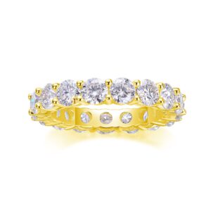 S925 sterling silver 0.3 carat moissanite diamond women's ring