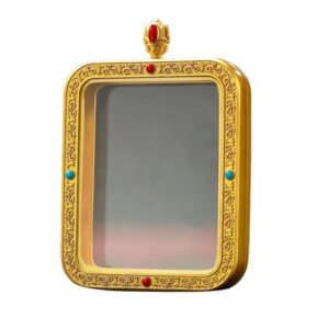 Tibetan Buddhist Spiritual Jewelry Gifts Hand-Painted Tangka Buddha Pendant Charms Hand Painted Tibetan Thangka Pendant