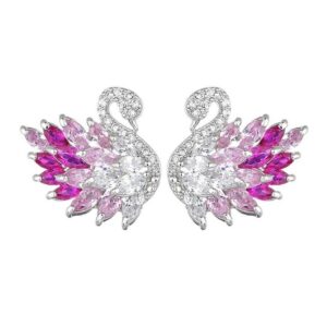 S925 sterling silver butterfly earrings