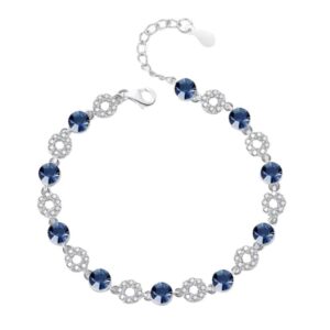 S925 Sterling Silver Ocean Heart Bracelet