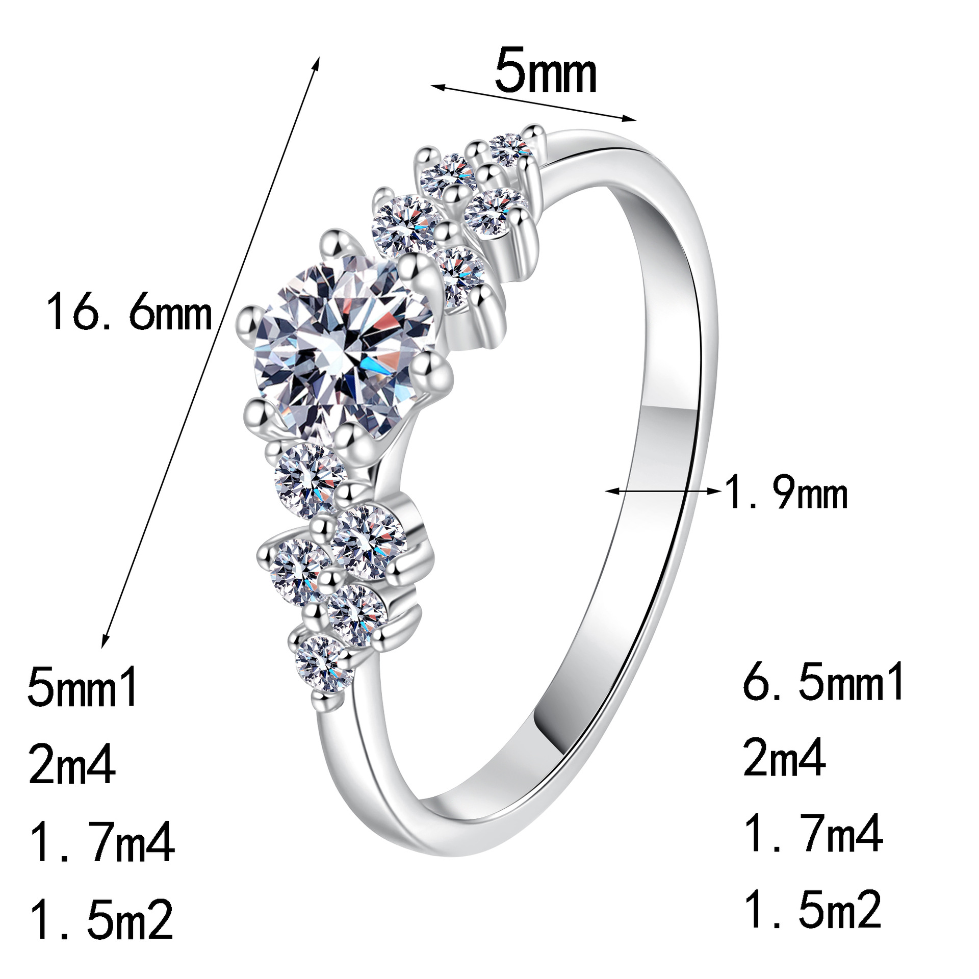 S925 Sterling Silver Moissanite Ring for Women: Exquisite, Small, Simple, Suitable for Everyday Wear, Commute, Versatile, and a Perfect Gift. - Image 5
